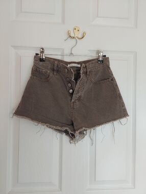Brown Jean High-Waisted Pacsun Shorts
